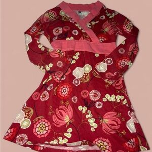 Tea Collection Nordic Blooms Wrap Dress